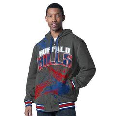 G-III Sports by Carl Banks Dual Threat Reversable Full-Zip Hooded Jacket - Buffalo Bills Jackets