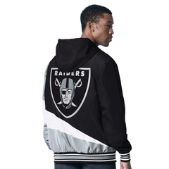 G-III Sports by Carl Banks Dual Threat Reversable Full-Zip Hooded Jacket - Las Vegas Raiders Jackets