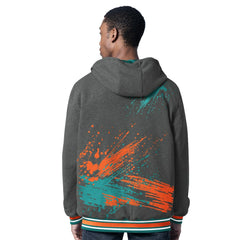 G-III Sports by Carl Banks Dual Threat Reversable Full-Zip Hooded Jacket - Miami Dolphins Jackets