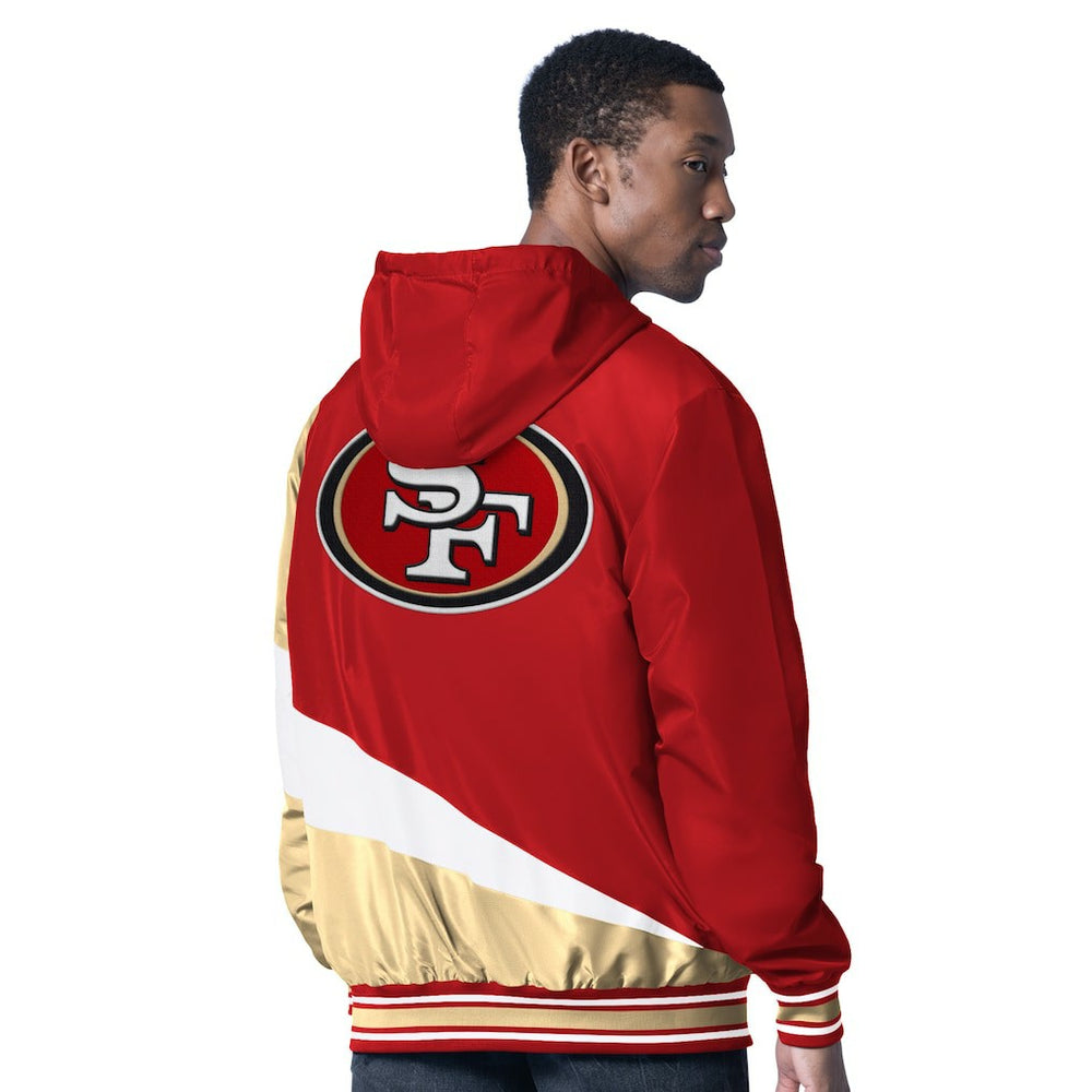 G-III Sports by Carl Banks Dual Threat Reversable Full-Zip Hooded Jacket - San Francisco 49ers Jackets