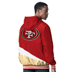 G-III Sports by Carl Banks Dual Threat Reversable Full-Zip Hooded Jacket - San Francisco 49ers Jackets