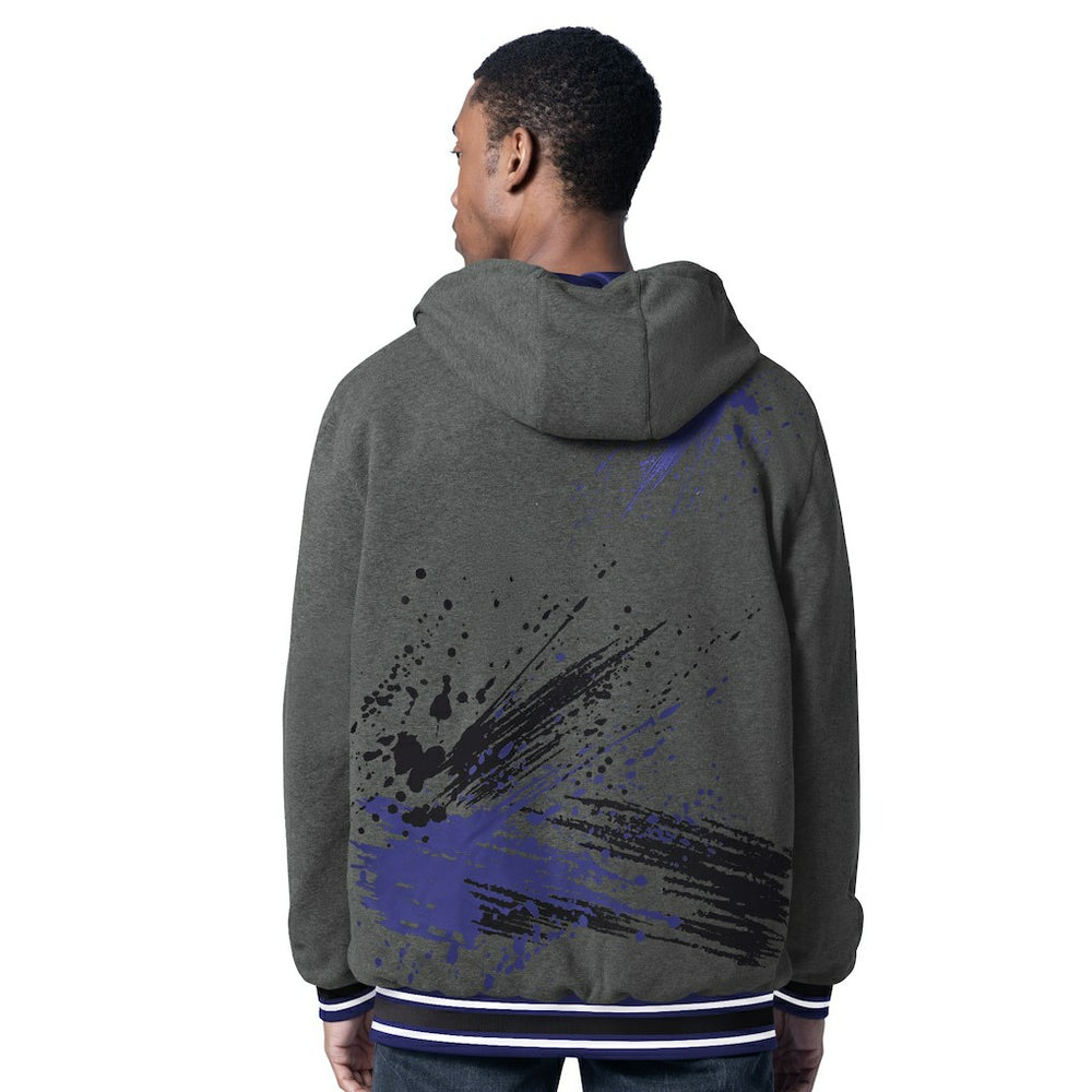 G-III Sports by Carl Banks Dual Threat Reversable Full-Zip Hooded Jacket - Baltimore Ravens Jackets