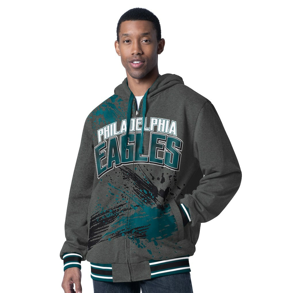 G-III Sports by Carl Banks Dual Threat Reversable Full-Zip Hooded Jacket - Philadelphia Eagles Jackets