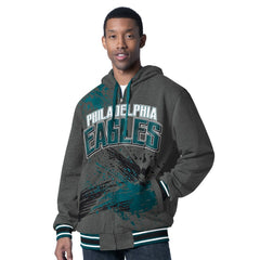 G-III Sports by Carl Banks Dual Threat Reversable Full-Zip Hooded Jacket - Philadelphia Eagles Jackets