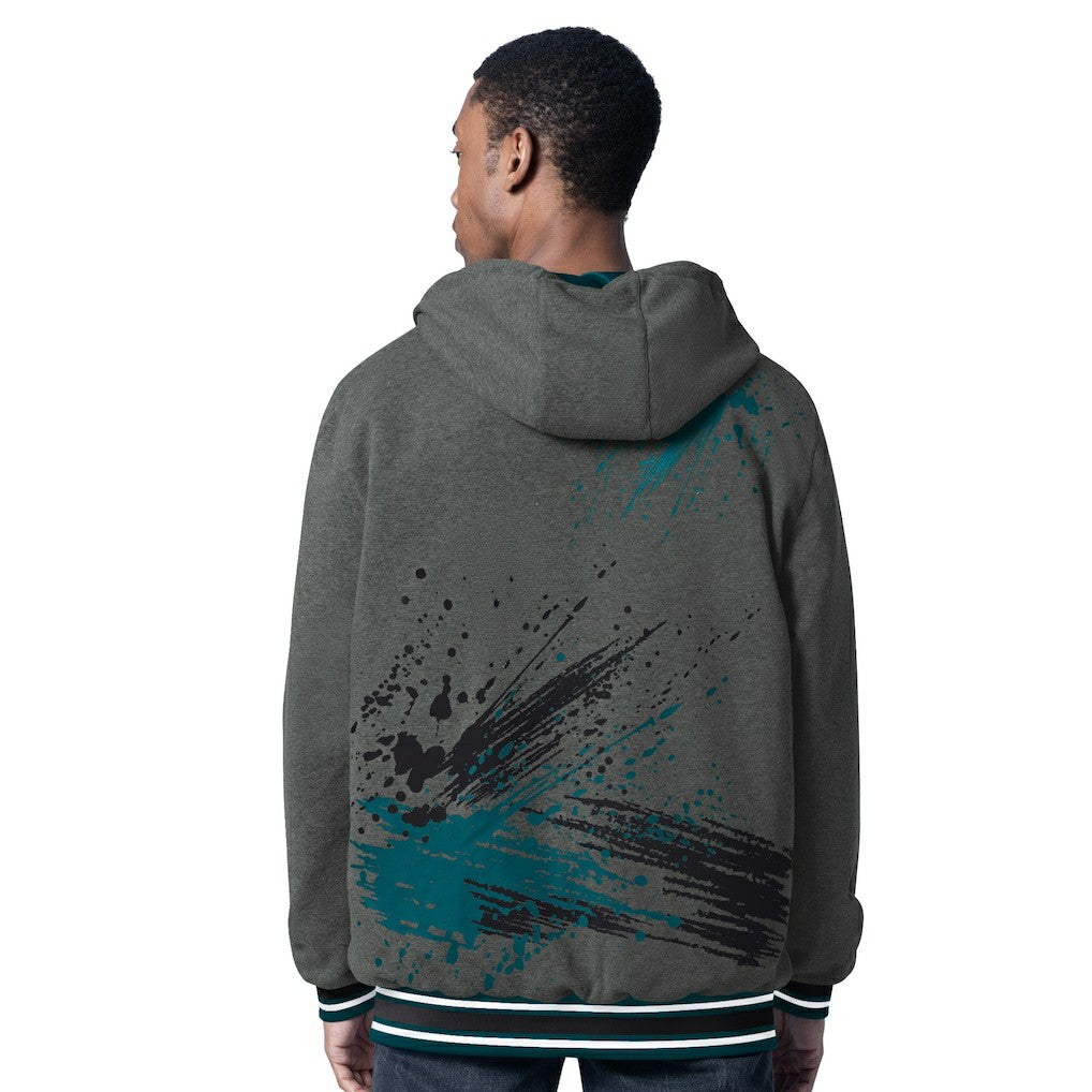 G-III Sports by Carl Banks Dual Threat Reversable Full-Zip Hooded Jacket - Philadelphia Eagles Jackets