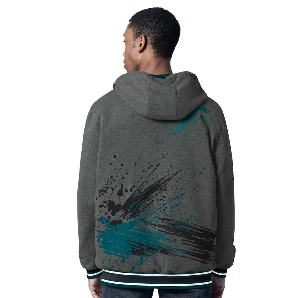 G-III Sports by Carl Banks Dual Threat Reversable Full-Zip Hooded Jacket - Philadelphia Eagles Jackets