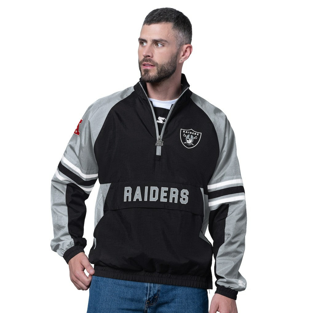 Starter Prospect Half-Zip Pullover - Las Vegas Raiders Pullover