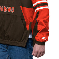 Starter Prospect Half-Zip Pullover - Cleveland Browns Pullover