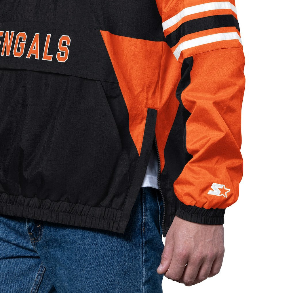 Starter Prospect Half-Zip Pullover - Cincinnati Bengals Pullover