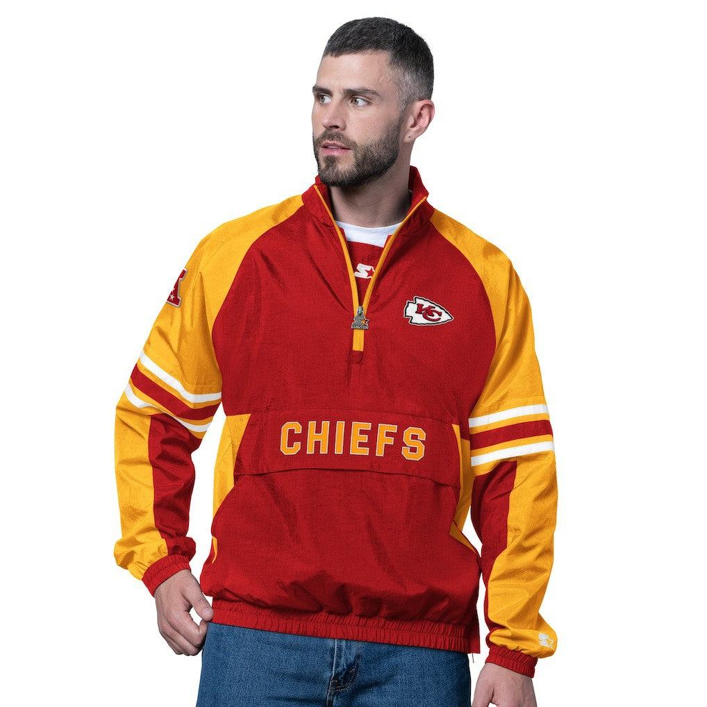 Starter Prospect Half-Zip Pullover - Kansas City Chiefs Pullover