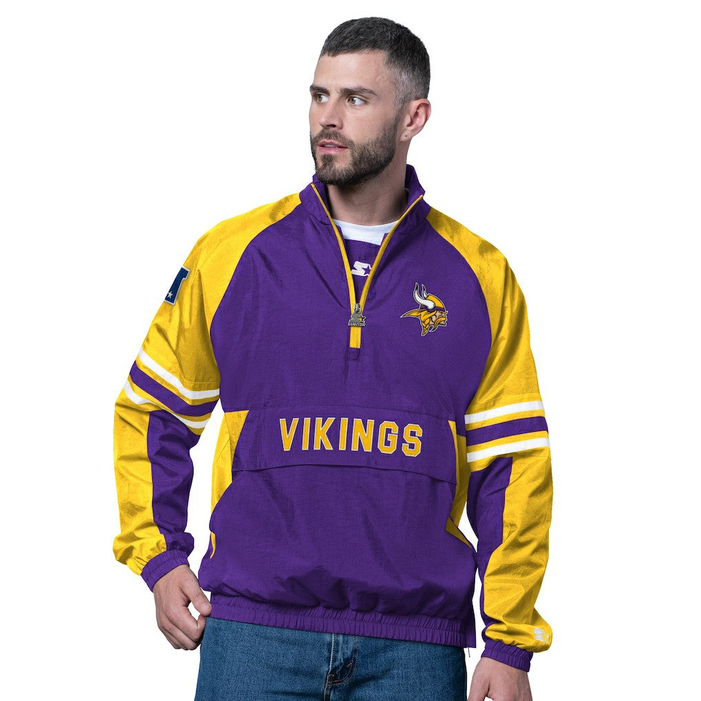 Starter Prospect Half-Zip Pullover - Minnesota Vikings Pullover