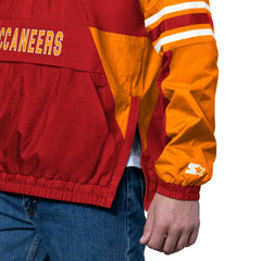 Starter Vintage Logo Prospect Half-Zip Pullover - Tampa Bay Buccaneers Pullover