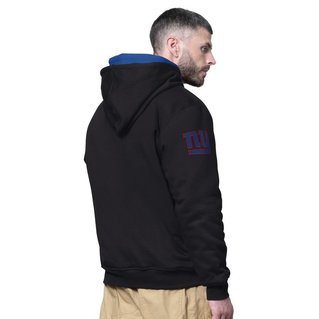Starter Big Shot Full-Zip Double Hoodie - New York Giants Hoodies