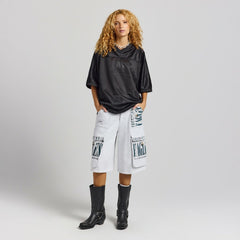 Off Season x NFL Women's Fleece Cargo Shorts - Philadelphia Eagles Shorts