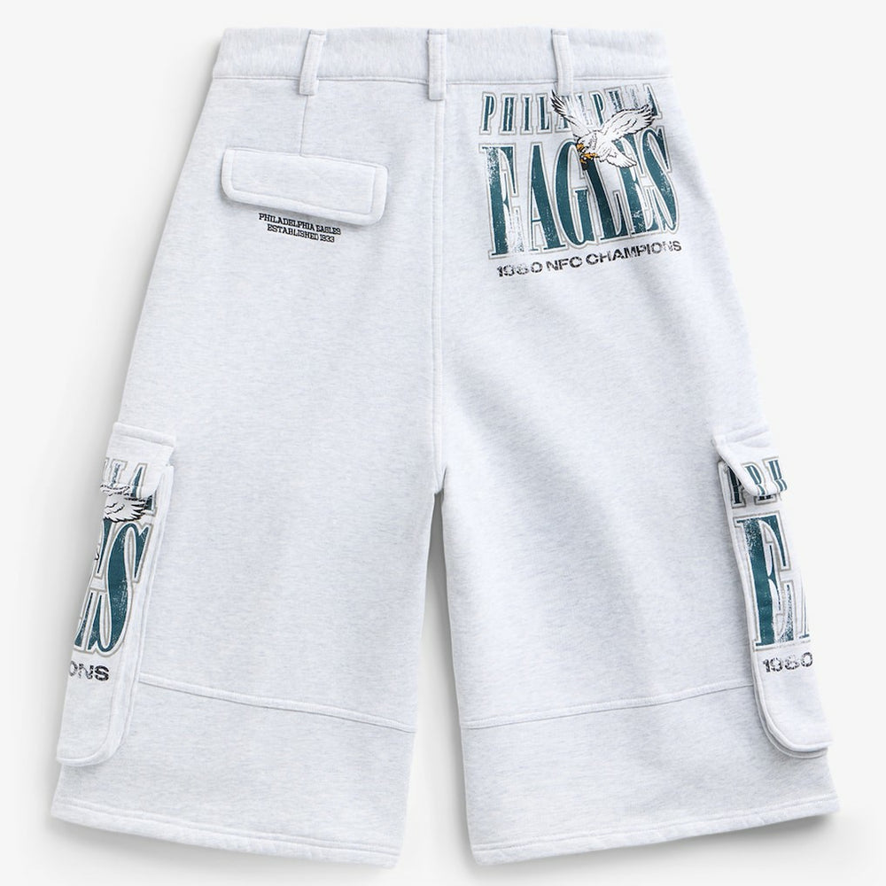 Off Season x NFL Women's Fleece Cargo Shorts - Philadelphia Eagles Shorts