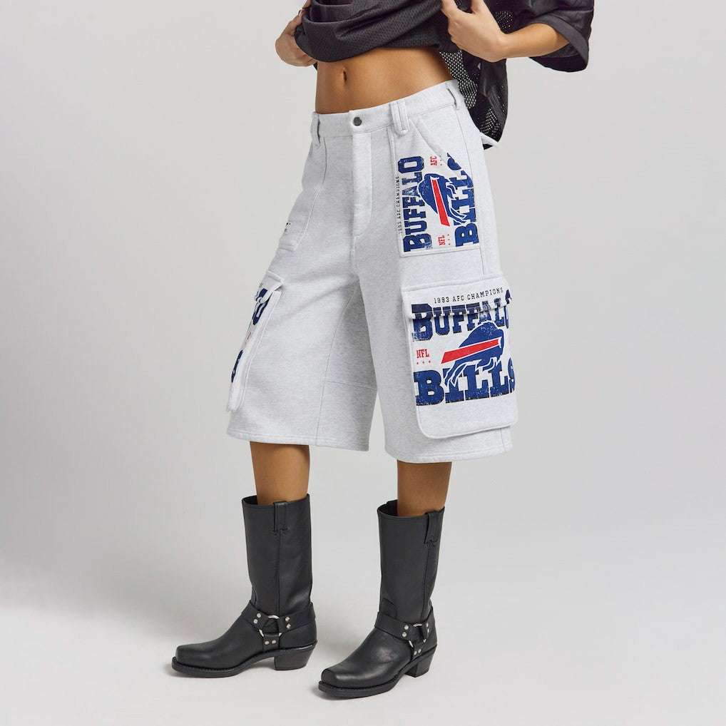 Off Season x NFL Women's Fleece Cargo Shorts - Buffalo Bills Shorts