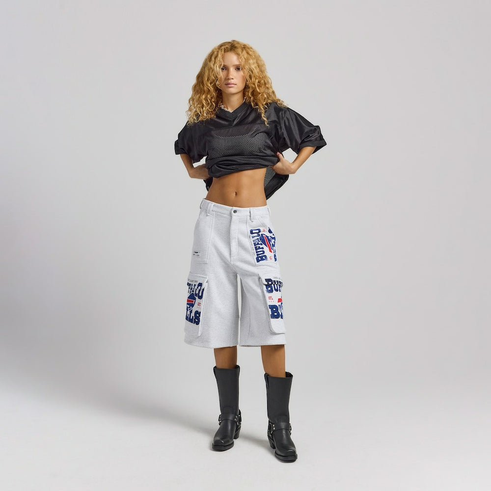 Off Season x NFL Women's Fleece Cargo Shorts - Buffalo Bills Shorts