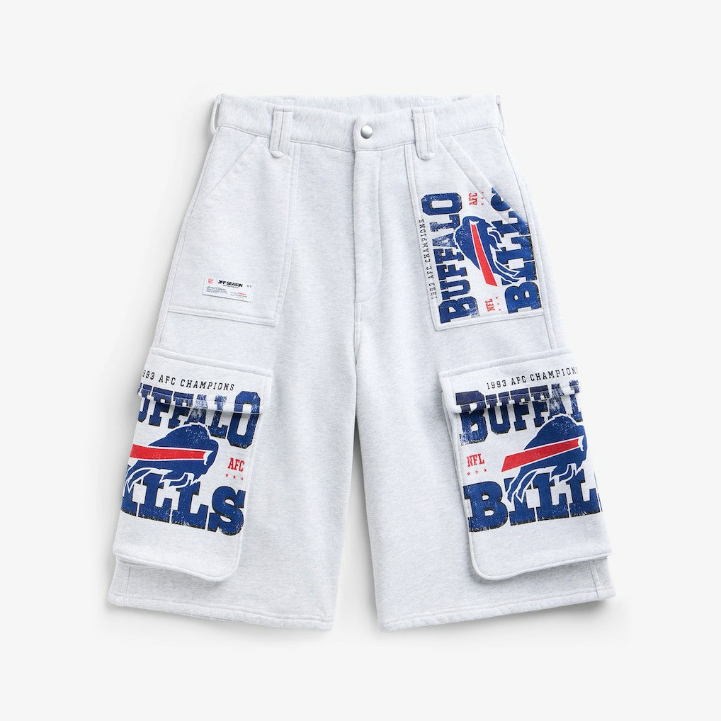 Off Season x NFL Women's Fleece Cargo Shorts - Buffalo Bills Shorts