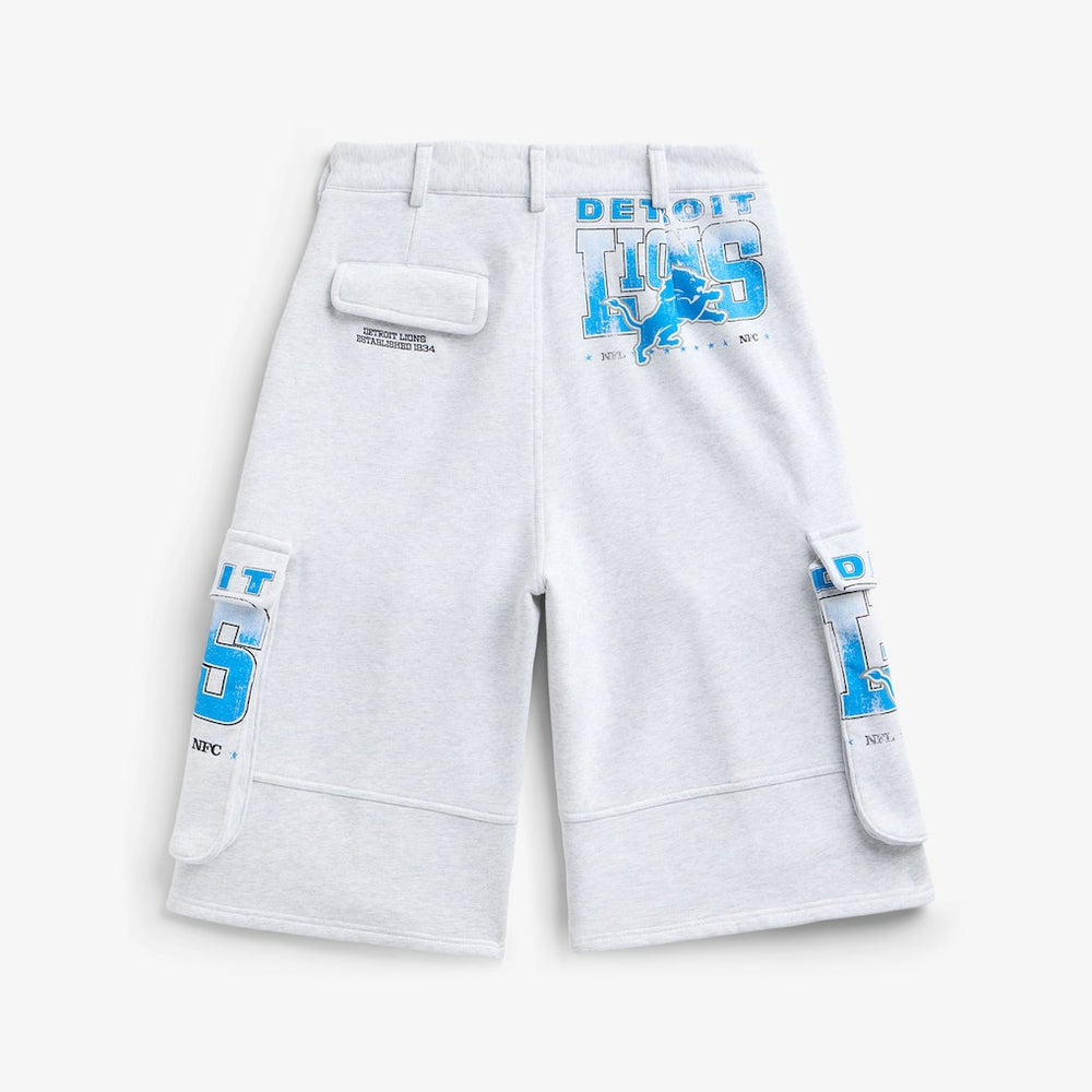Off Season x NFL Women's Fleece Cargo Shorts - Detroit Lions Shorts