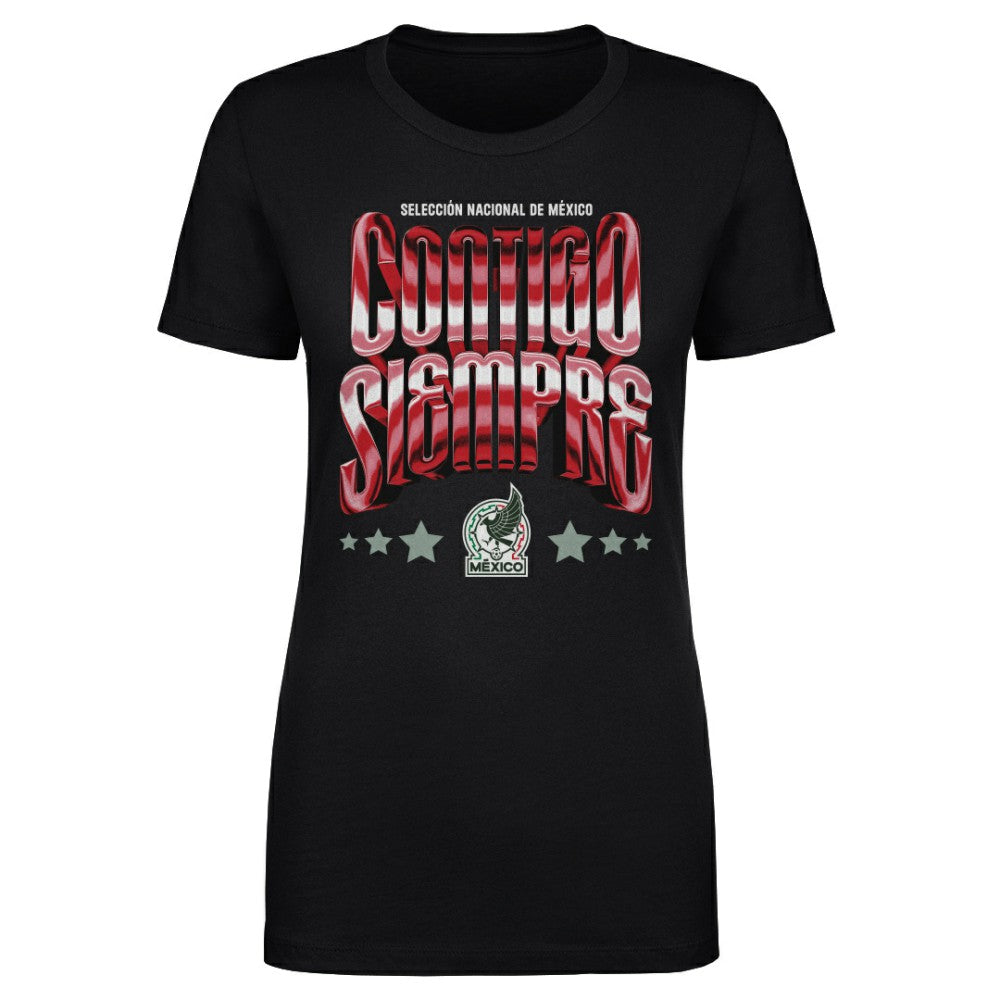 Mexico National Team 500 Level Women's Contigo Siempre Vintage T-Shirt