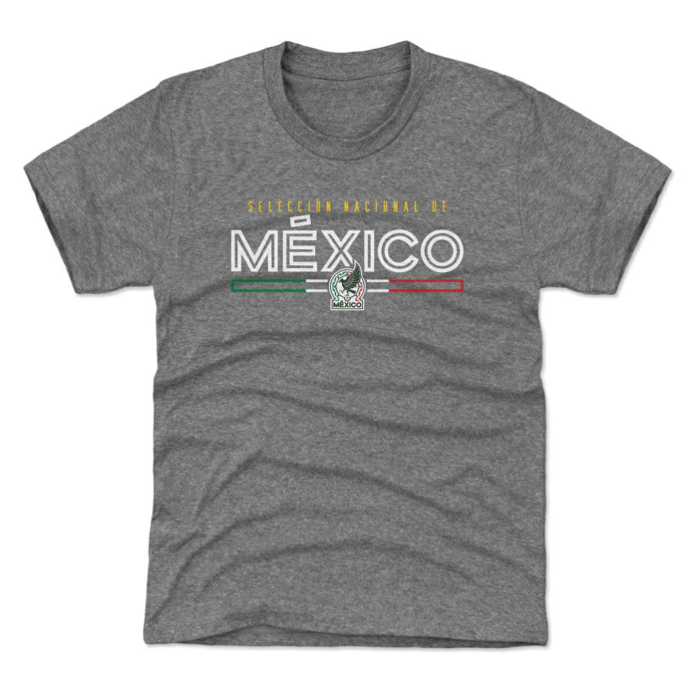 Mexico National Team 500 Level Youth Inline Tri-Blend T-Shirt