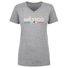 Mexico National Team 500 Level Women's Inline V-Neck T-Shirt
