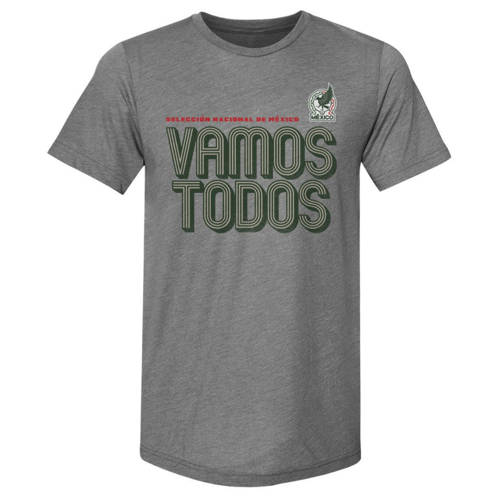 Mexico National Team 500 Level Vamos Todos Premium Tri-Blend T-Shirt