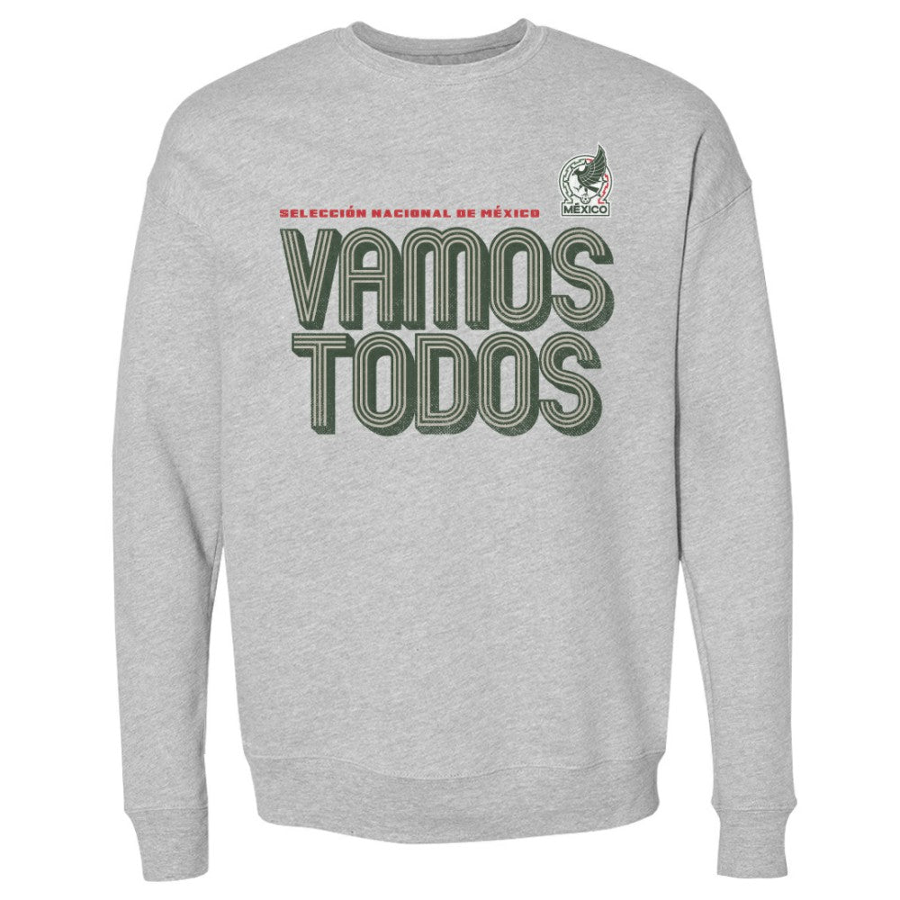 Mexico National Team 500 Level Vamos Todos Inline Bold Crewneck Sweatshirt