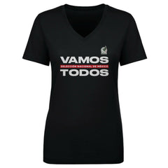 Mexico National Team 500 Level Women's Vamos Todos V-Neck T-Shirt