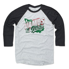 Mexico National Team 500 Level Vamos Todos 3/4-Sleeve Tri-Blend Baseball T-Shirt