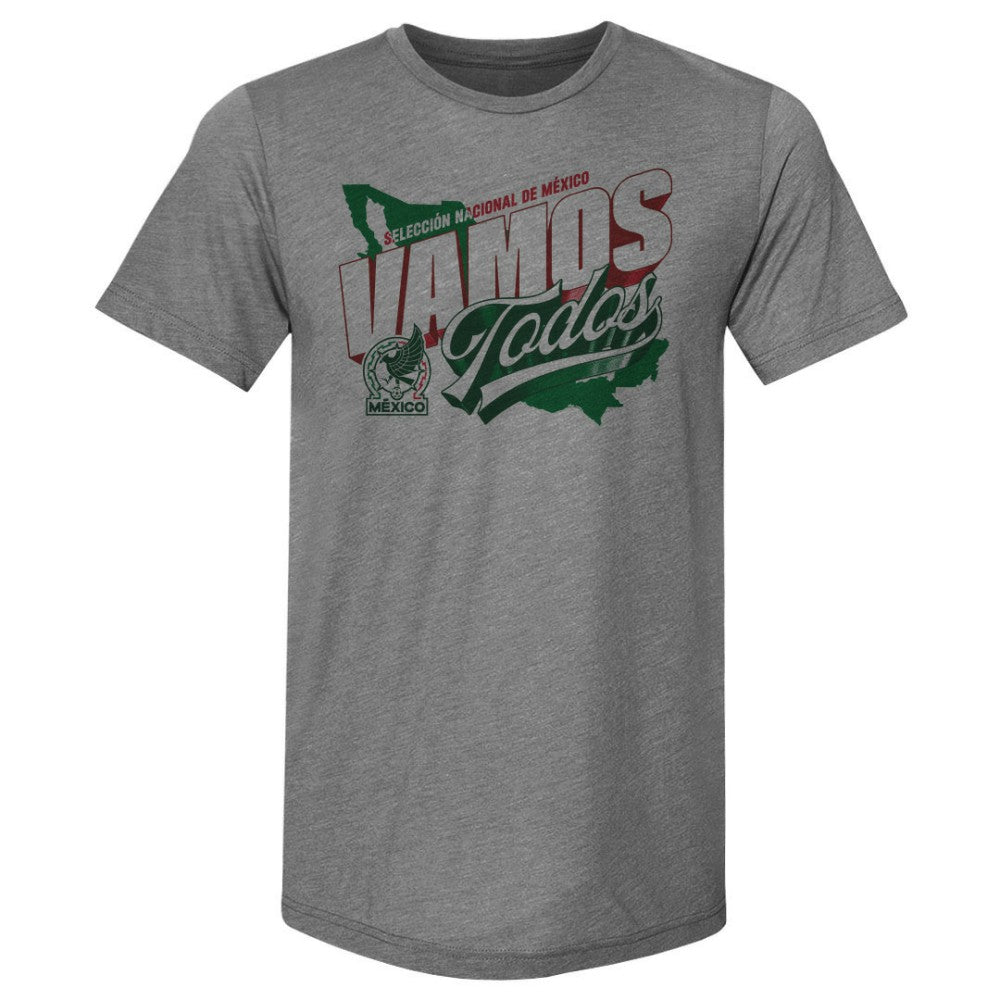 Mexico National Team 500 Level Vamos Todos Country Premium Tri-Blend T-Shirt