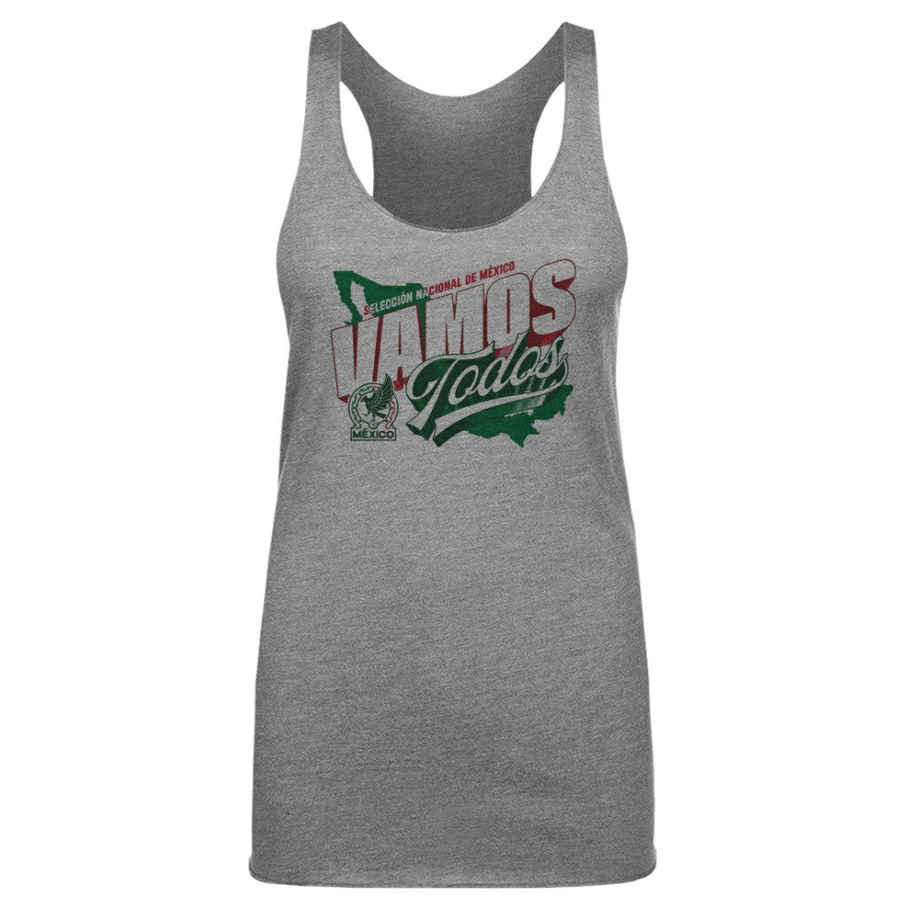 Mexico National Team 500 Level Women's Vamos Todos Country Tri-Blend Tank Top