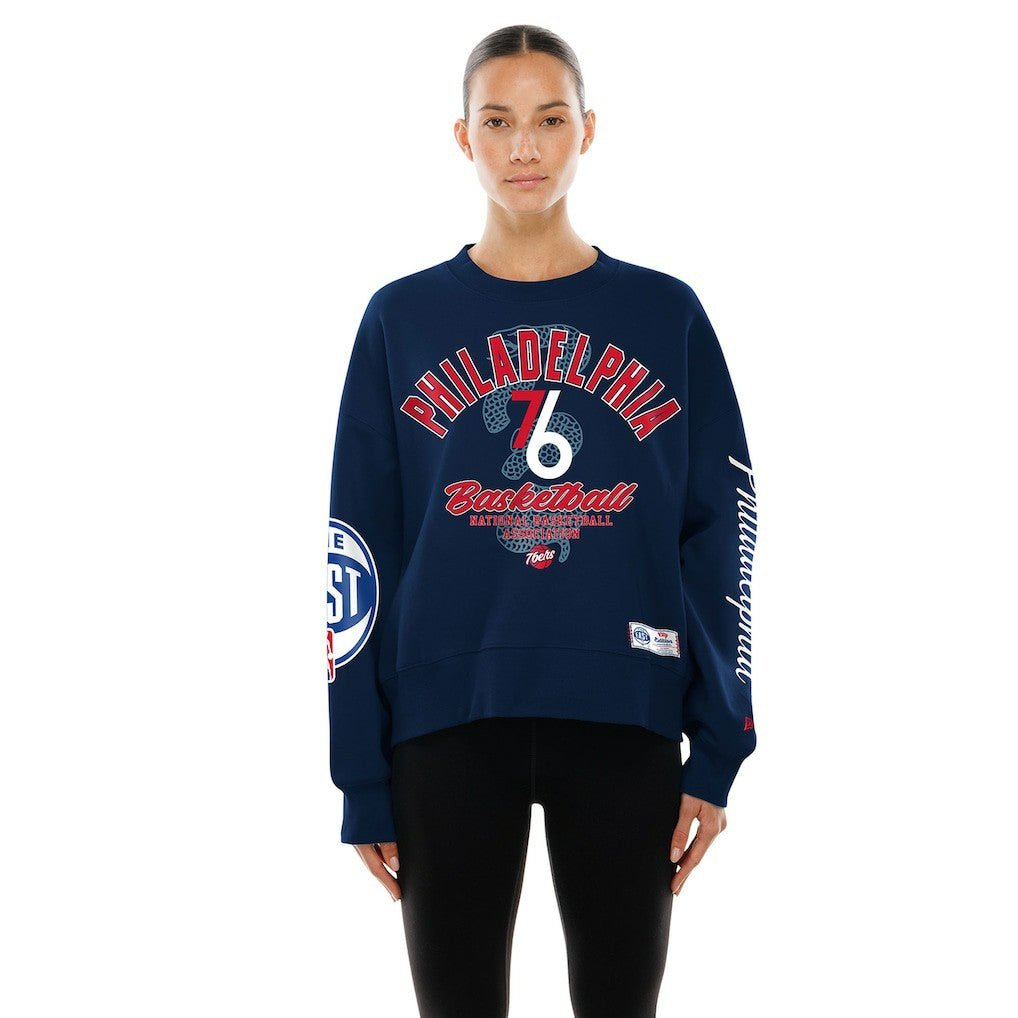 New Era Philadelphia 76ers Women's 2025/26 City Edition Sweatshirt
