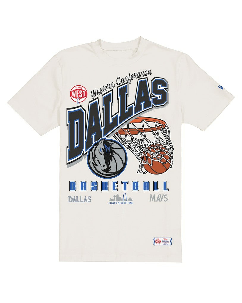 New Era Dallas Mavericks Oversized City Edition Remix Vintage T-Shirt sale