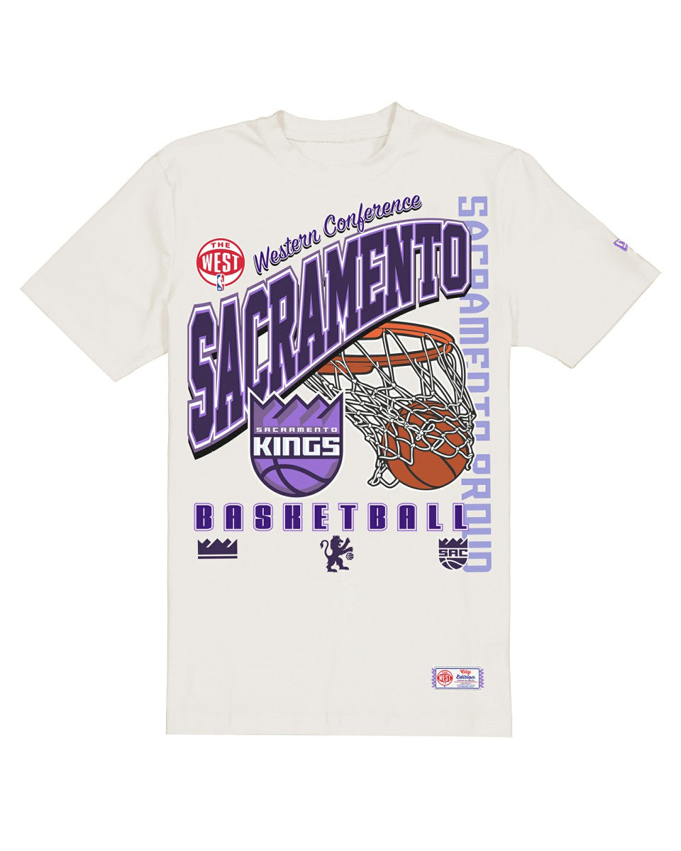 New Era Sacramento Kings Oversized City Edition Remix Vintage T-Shirt