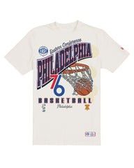 New Era Philadelphia 76ers Oversized City Edition Remix Vintage T-Shirt