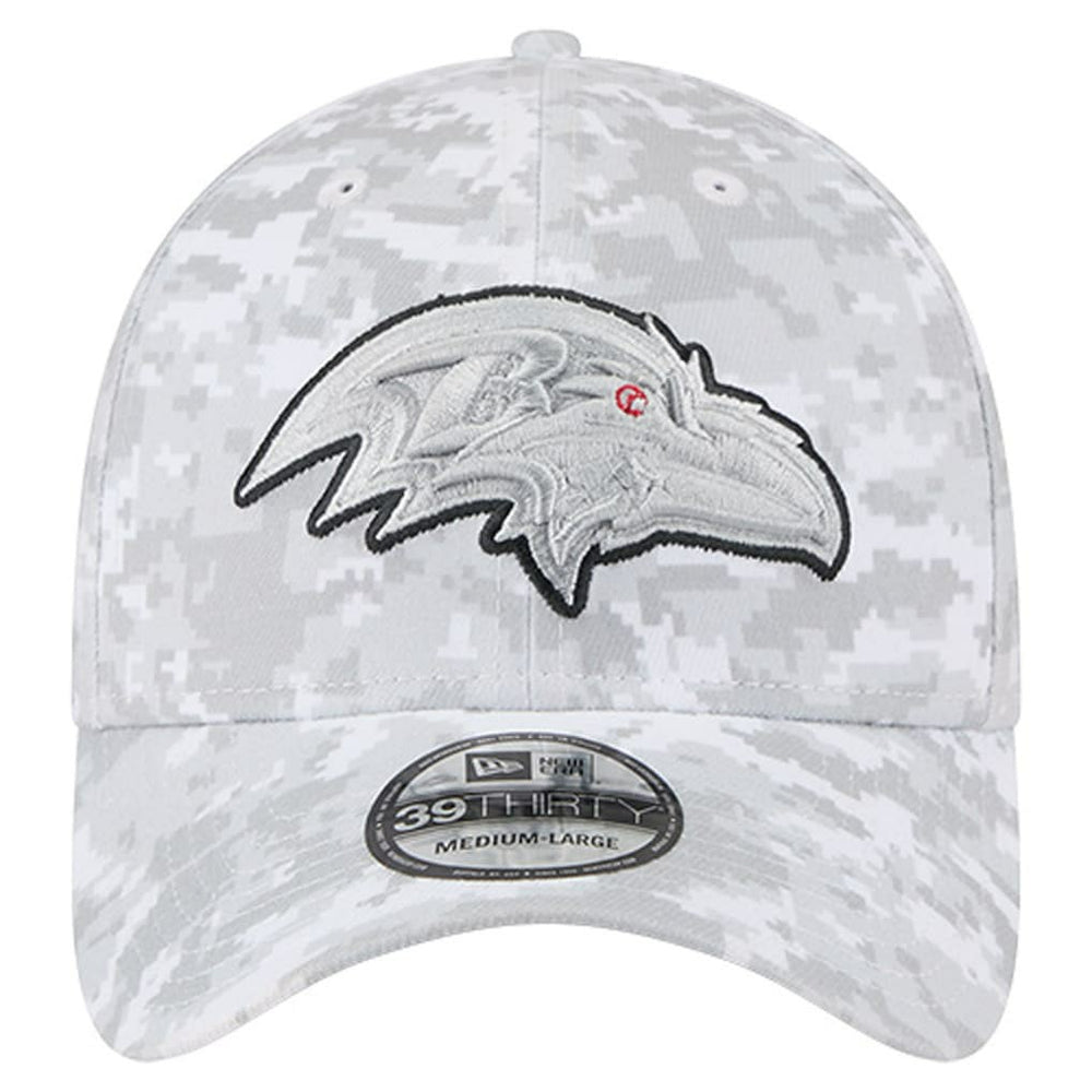 2025 Salute to Service Digital Camo Fan Pack 39THIRTY Flex Hat - Baltimore Ravens Hats