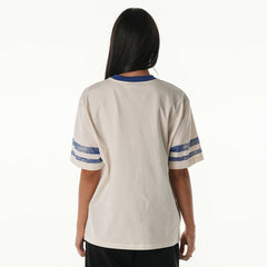 The Wild Collective Women's Vintage Drop Shoulder Oversized Boyfriend T-Shirt - Buffalo Bills T-shirts