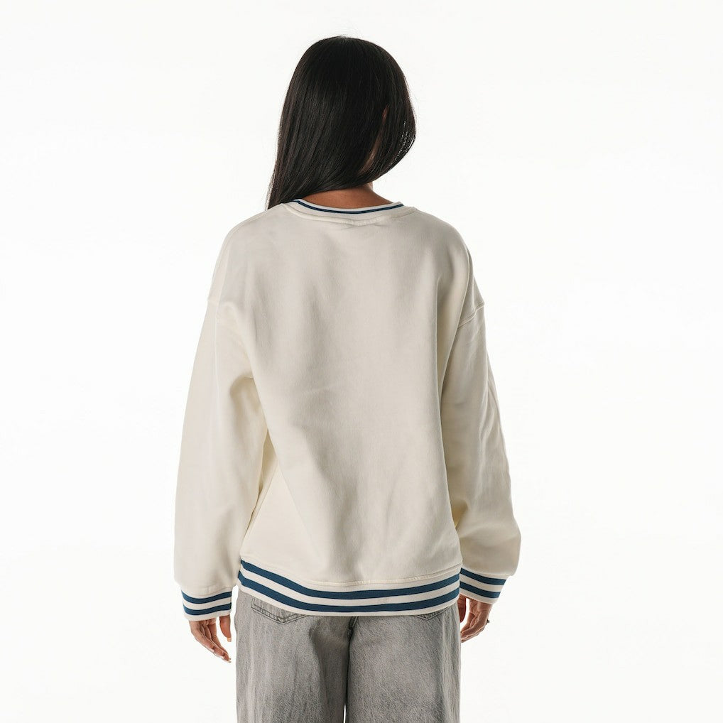 The Wild Collective Women's Oversized Vintage French Terry Sweatshirt - Miami Dolphins Sweatshirts