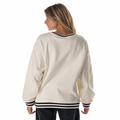 The Wild Collective Women's Oversized Vintage French Terry Sweatshirt - Houston Texans Sweatshirts