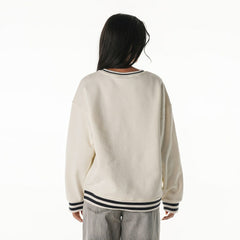 The Wild Collective Women's Oversized Vintage French Terry Sweatshirt - New England Patriots Sweatshirts