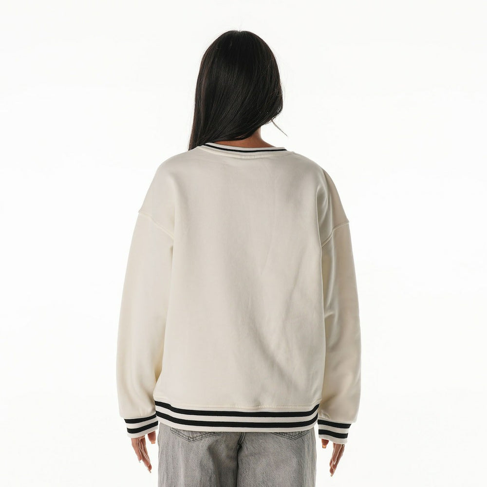 The Wild Collective Women's Oversized Vintage French Terry Sweatshirt - Pittsburgh Steelers Sweatshirts
