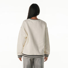 The Wild Collective Women's Oversized Vintage French Terry Sweatshirt - Cleveland Browns Sweatshirts