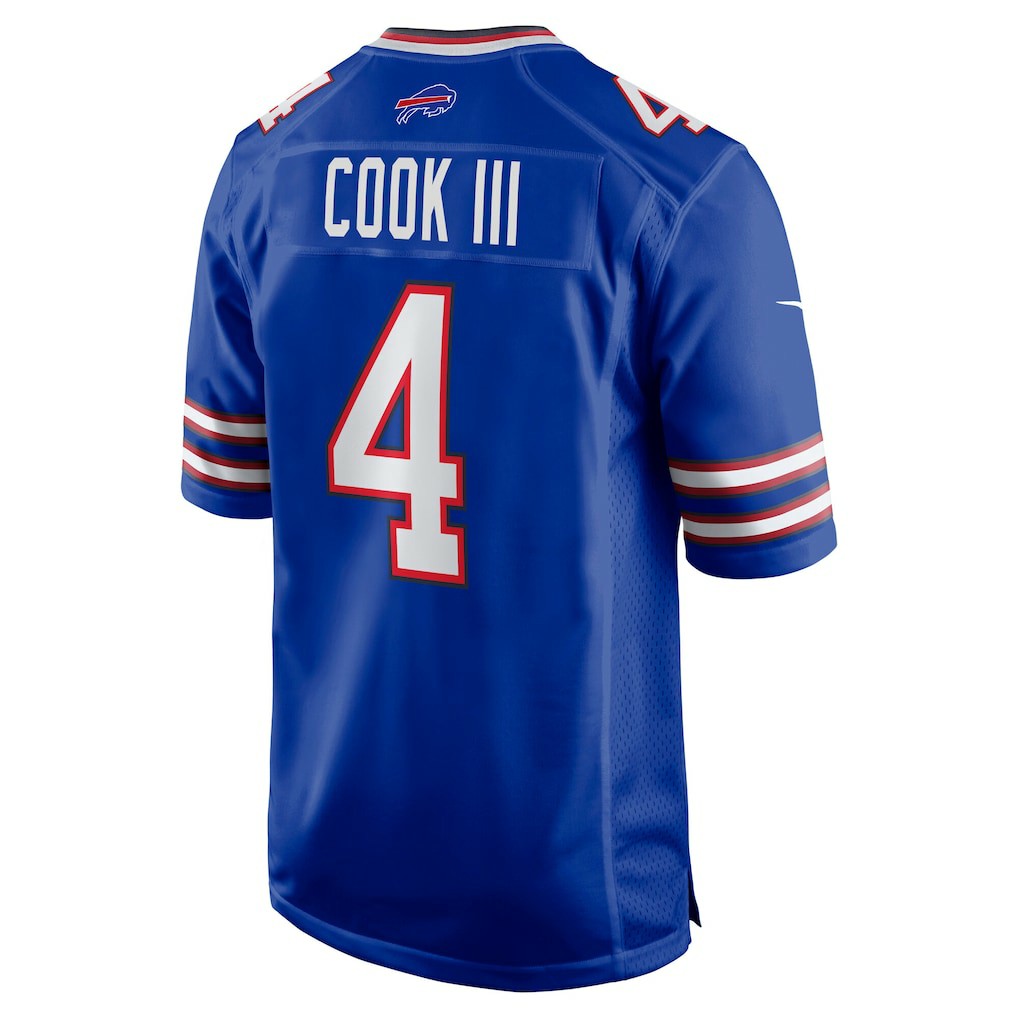 James Cook III  Team Game Jersey - Buffalo Bills Jerseys