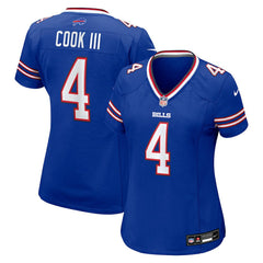 James Cook III  Women's Team Game Jersey - Buffalo Bills Jerseys