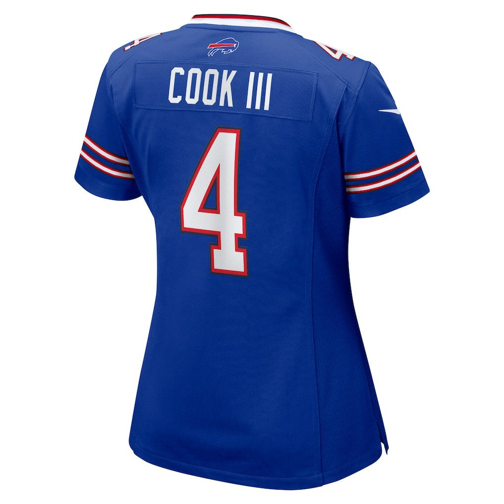 James Cook III  Women's Team Game Jersey - Buffalo Bills Jerseys