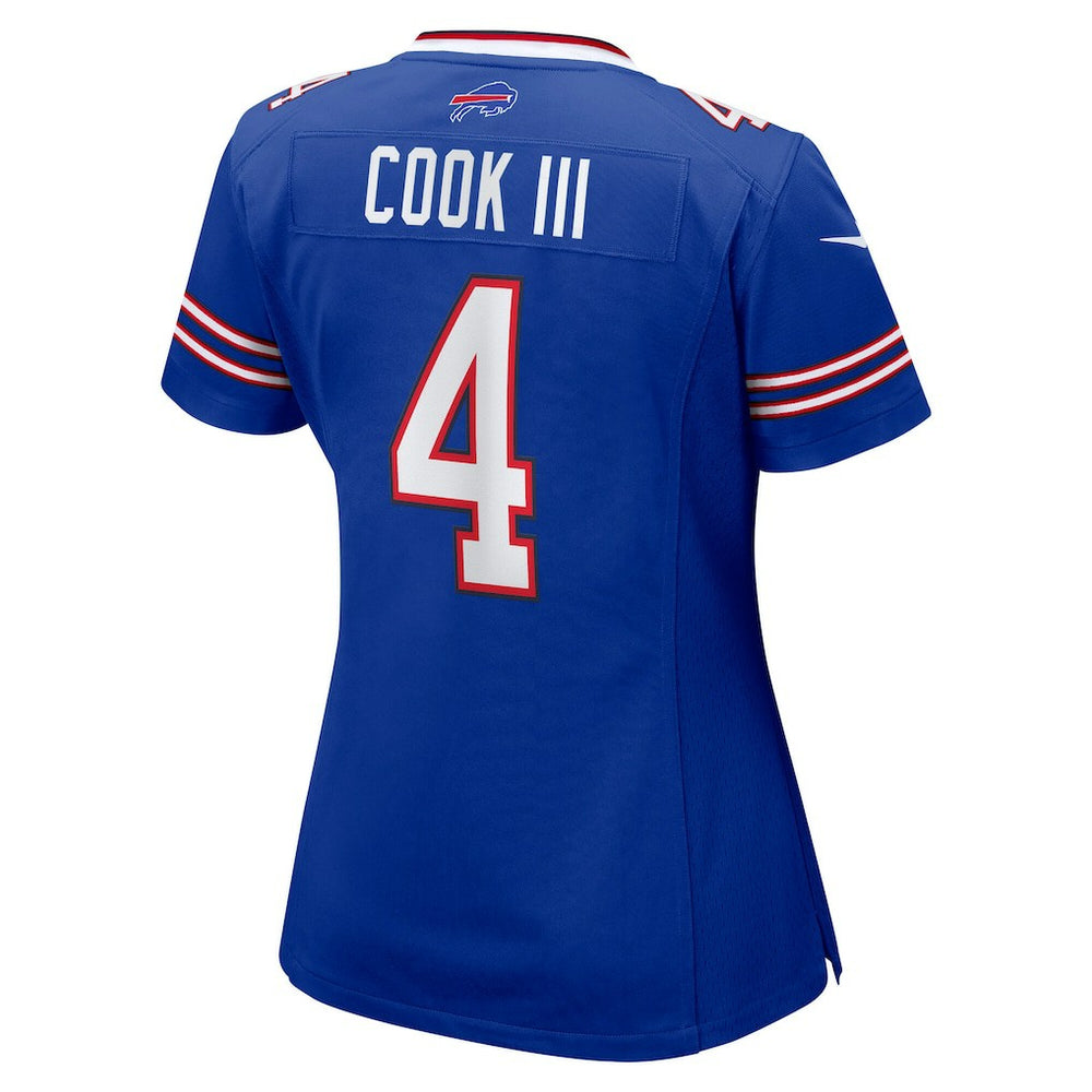 James Cook III  Women's Team Game Jersey - Buffalo Bills Jerseys