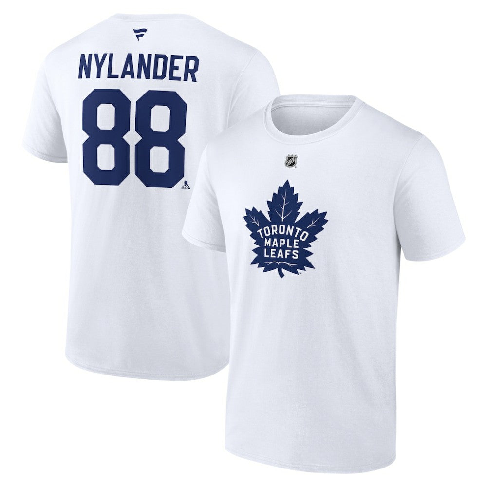 NHL William Nylander Toronto Maple Leafs Fanatics Authentic Stack Name & Number T-Shirt