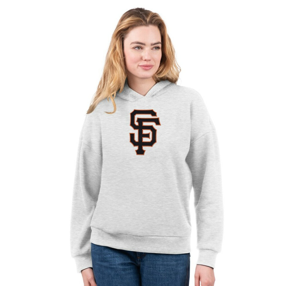 Black/Bright Heather Ceramic San Francisco Giants G-III 4Her by Carl Banks Women's T-Shirt and Hoodie Combo Pack