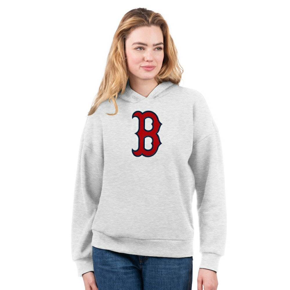Navy/Bright Heather Ceramic Boston Red Sox G-III 4Her by Carl Banks Women's T-Shirt and Hoodie Combo Pack